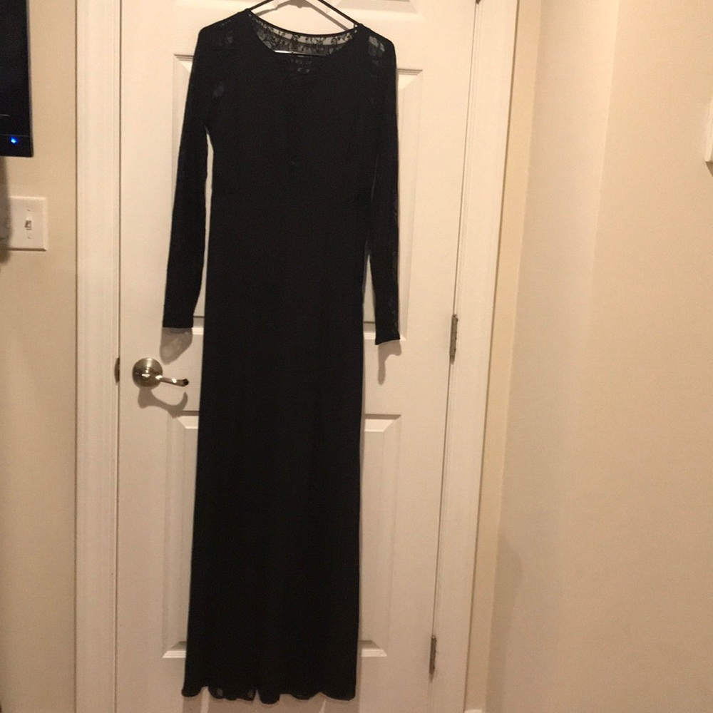 Long sleeve cocktail dress
